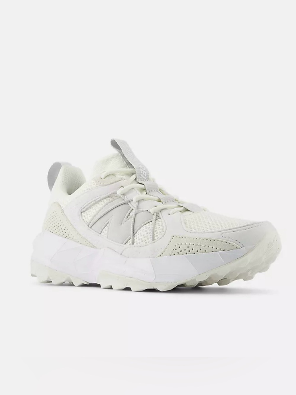 New Balance Women's White Mesh Trail Sneakers